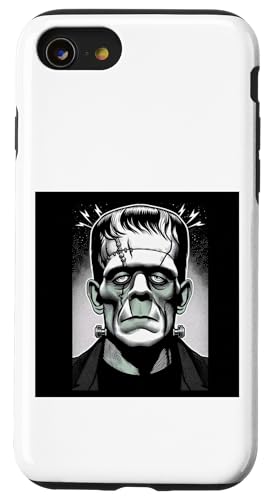 Frankenstein-Porträt Hülle für iPhone SE (2020) / 7 / 8 von LEAN