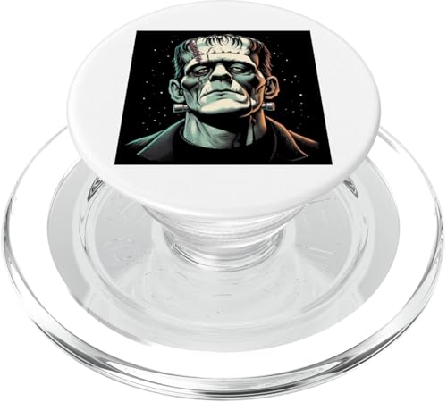Frankenstein großes Gesicht PopSockets PopGrip für MagSafe Frankenstein großes Gesicht PopSockets PopGrip für MagSafe von LEAN