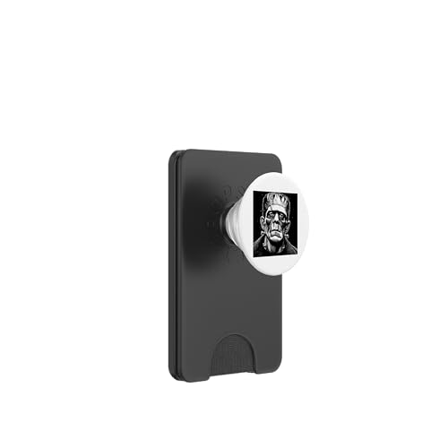 Frankenstein großes Gesicht PopSockets PopWallet für MagSafe Frankenstein großes Gesicht PopSockets PopWallet für MagSafe von LEAN