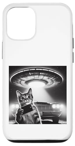 Lustiges Katzen-Selfie mit UFO Hülle für iPhone 12/12 Pro Lustiges Katzen-Selfie mit UFO Hülle für iPhone 12/12 Pro von LEAN