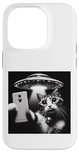 Lustiges Katzen-Selfie mit UFO Hülle für iPhone 14 Pro Lustiges Katzen-Selfie mit UFO Hülle für iPhone 14 Pro von LEAN