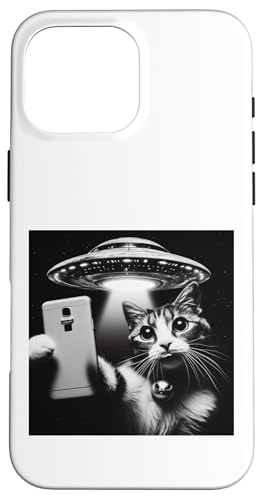 Lustiges Katzen-Selfie mit UFO Hülle für iPhone 16 Pro Max Lustiges Katzen-Selfie mit UFO Hülle für iPhone 16 Pro Max von LEAN