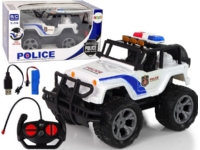 LeanToys Car R/C Police Jeep 1:14 Ferngesteuert Lichteffekte LeanToys Car R/C Police Jeep 1:14 Ferngesteuert Lichteffekte von LEANToys