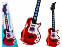 LeanToys Elektrische Gitarre für Kinder Lichter Melodien Rot von LEANToys