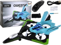 LeanToys Kampfflugzeug R/C Farbige Lichter Blau LeanToys Kampfflugzeug R/C Farbige Lichter Blau von LEANToys