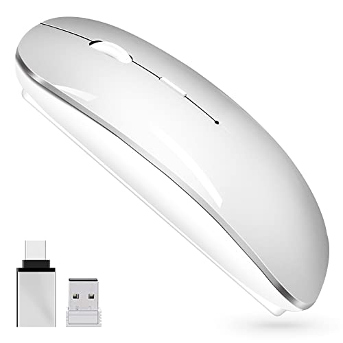 LEAPEST Wireless Mouse 2.4 GHz with USB Receiver for Laptop Computer Rechargeable von LEAPEST