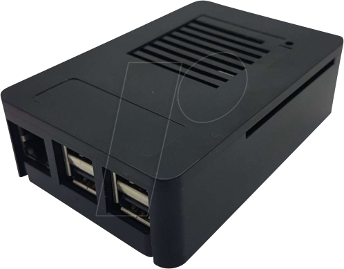 RPI MATICBOX3 B - Gehäuse für Raspberry Pi 3, Kunststoff, schwarz von LEAPMATIC