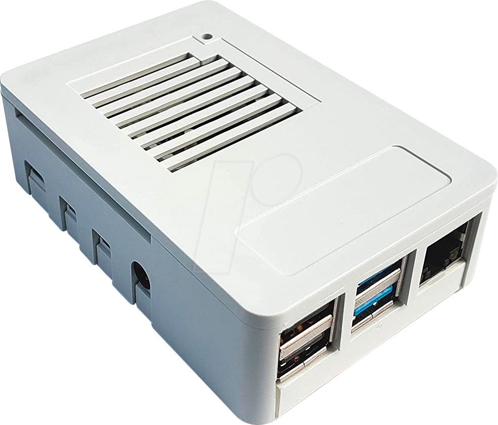 RPI MATICBOX4 W - Gehäuse für Raspberry Pi 4, Kunststoff, weiß von LEAPMATIC