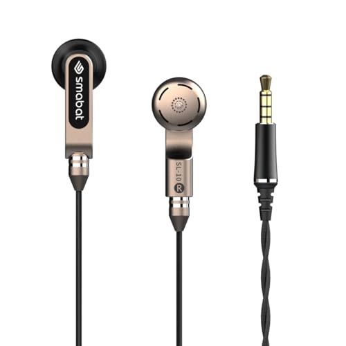 LEAUDIO Smabat SL10 HiFi-Ohrhörer, doppelte dynamische Resonanzstruktur mit MMCX-Schnittstelle, Kopfhörer (3,5 mm) von LEAUDIO