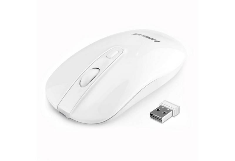 LEAZZLE kabellose leise USB-Computermaus für Laptop, Maus (Funk, für Windows, Mac, Chrome OS und Linux-basierte Notebooks und PCs) von LEAZZLE