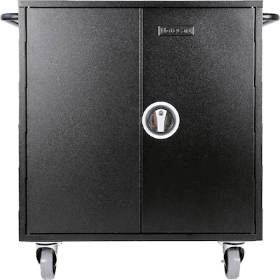 LEBA NoteCart Flex 24 Laptop/Tablet Ladewagenschrank 15,6" schwarz NCF-E-24-SC von LEBA