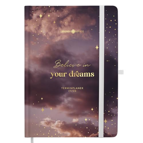 Lebenskompass Kalender 2025 2026 A5 ”Dreamy” - Hardcover Buchkalender von Juli 2024 bis Dezember 2025 - Dein Wochenplaner & Terminplaner für 18 Monate Lebenskompass Kalender 2025 2026 A5 ”Dreamy” - Hardcover Buchkalender von Juli 2024 bis Dezember 2025 - Dein Wochenplaner & Terminplaner für 18 Monate von LEBENSKOMPASS