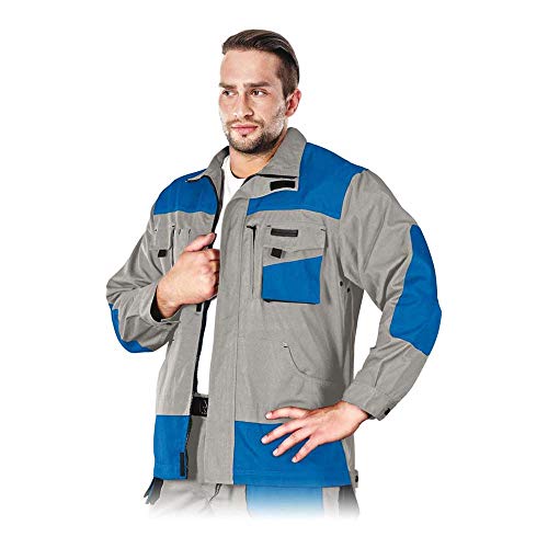 Leber & Hollman Herren Schutzjacke LH-FMN-J, 65% Baumwolle, 35% Polyester, 270 g/m2, Hochkragen, Reißverschluss und Klettverschlüsse, verlängerte Rückenpartie, Lüftung Leber & Hollman Herren Schutzjacke LH-FMN-J, 65% Baumwolle, 35% Polyester, 270 g/m2, Hochkragen, Reißverschluss und Klettverschlüsse, verlängerte Rückenpartie, Lüftung von LEBER & HOLLMAN