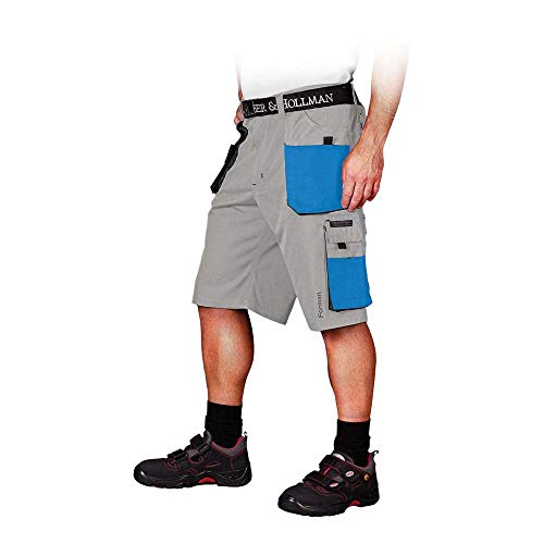 Leber & Hollman Herren kurze Arbeitshose LH-FMN-TS, 65% Polyester 35% Baumwolle 270 g/m2, Bundhose mit Multifunktionstaschen+ Schlaufe und Schlüsselhaken Leber & Hollman Herren kurze Arbeitshose LH-FMN-TS, 65% Polyester 35% Baumwolle 270 g/m2, Bundhose mit Multifunktionstaschen+ Schlaufe und Schlüsselhaken von LEBER & HOLLMAN