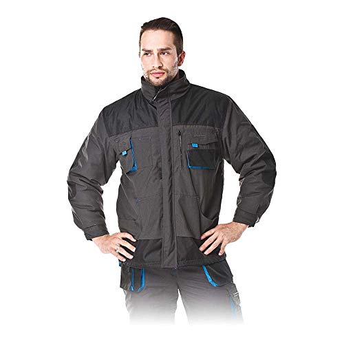Leber&Hollman LH-Fmnw-J_Sbnxxl Formen gefütterte Schutzjacke, Grau-Schwarz-Blau, XXL Größe Leber&Hollman LH-Fmnw-J_Sbnxxl Formen gefütterte Schutzjacke, Grau-Schwarz-Blau, XXL Größe von LEBER & HOLLMAN