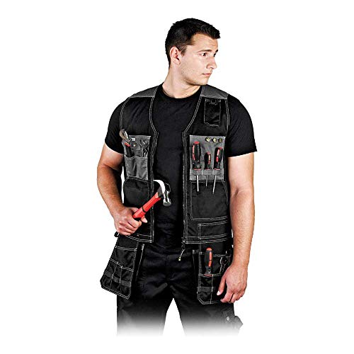 Leber&Hollman LH-POCKER_BSM Hard Warnweste, Schwarz-Grau, M Größe Leber&Hollman LH-POCKER_BSM Hard Warnweste, Schwarz-Grau, M Größe von LEBER & HOLLMAN