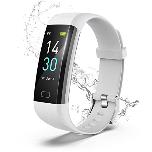 LEBEXY Fitness Armband Wasserdicht, Smartwatch Fitness Tracker Uhr, mit Schrittzähler, S1-Version (Grau) von LEBEXY