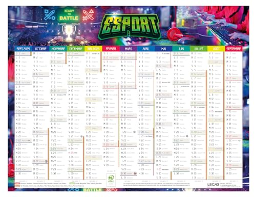LECAS - 1 Schulkalender – 1 Seite Kalender & 1 Seite Stundenplan – Maße 27 x 21 cm LECAS - 1 Schulkalender – 1 Seite Kalender & 1 Seite Stundenplan – Maße 27 x 21 cm von LECAS