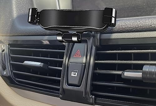 LECREA Auto Handyhalterung für BMW X1 2012-2015, Handy KFZ Halterungen Kratzfest rutschfest, 360° Drehung Flexibel, Universal Autotelefonhalter Auto Zubehör,A Black von LECREA