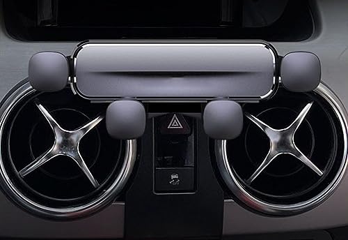 LECREA Auto Handyhalterung für Mercedes Benz GLK 2013-2015, Handy KFZ Halterungen Kratzfest rutschfest, 360° Drehung Flexibel, Universal Autotelefonhalter Auto Zubehör,A Grey von LECREA