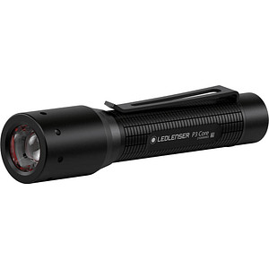 LED LENSER P3 Core LED Taschenlampe schwarz 10,0 cm, 90 Lumen von LED Lenser