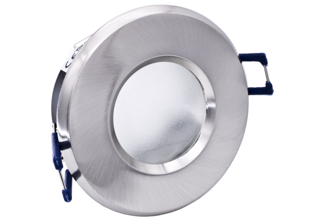 LED line Einbaustrahler gebürstet rund für Feuchträume IP44, Milchglas LED line Einbaustrahler gebürstet rund für Feuchträume IP44, Milchglas von LED line