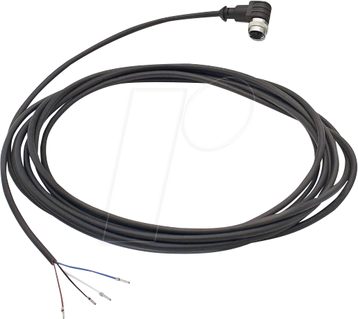 L2W 200100-07 - Sensor Kabel, 5 m, 4-Adern, offen/M12 Winkelbuchse, A-kodiert, f von LED2WORK
