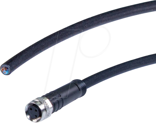 L2W 200100-21 - Sensor Kabel, 5 m, 3-Adern, offen/M8 Buchse, für 24V von LED2WORK