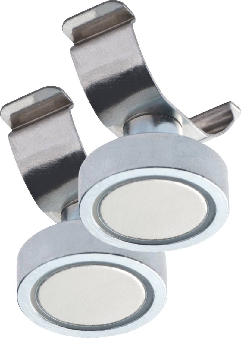 L2W 210200-08 - Federklemme mit Magnet, 1 Paar von LED2WORK