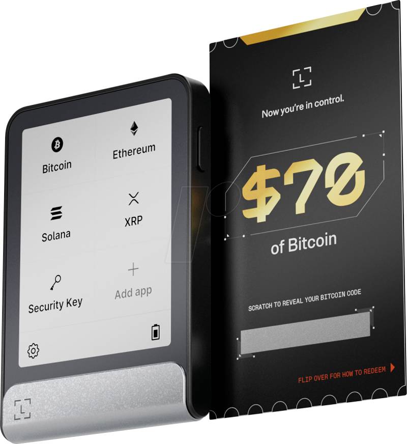 LEDGER FLEX-KIT - Krypto-Wallet, Flex mit $70 Bitcoin von LEDGER