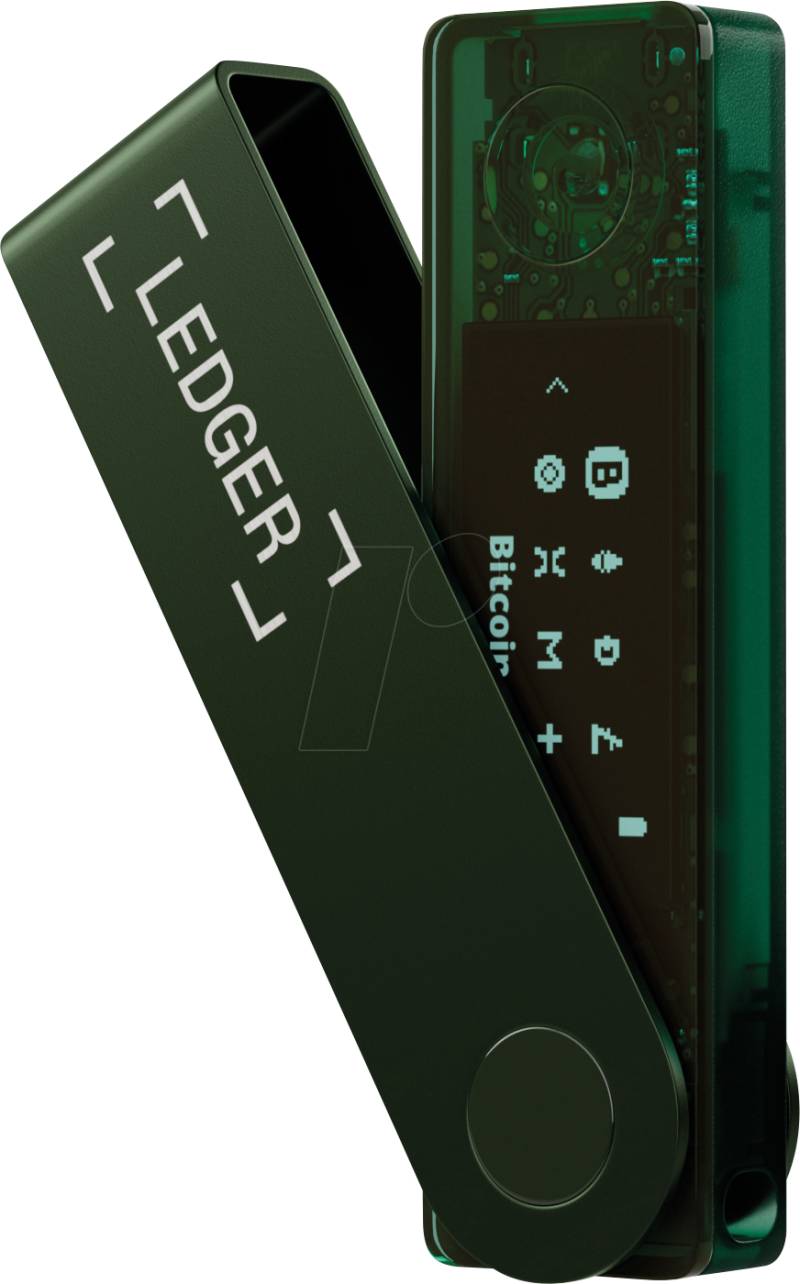 LEDGER X-EMR - Krypto-Wallet, mit Bluetooth, Nano X, smaragdgrün von LEDGER