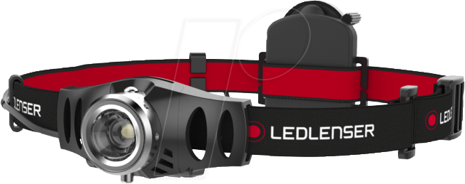 LED LENSER H3.2 - LED-Stirnleuchte H3.2, 120 lm, schwarz / rot, 3x AAA (Micro) von LEDLENSER