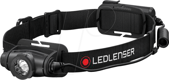 LED LENSER H5C - LED-Stirnleuchte H5 Core, 350 lm, schwarz, 2x AA (Mignon) von LEDLENSER