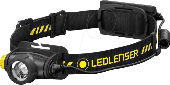 LED LENSER H5RW - LED-Stirnleuchte H5R Work, 500 lm, schwarz, Akku von LEDLENSER