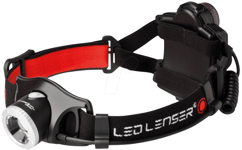 LED LENSER H7R.2 - LED-Stirnleuchte H7R.2, 200 lm, schwarz / orange, Li-Ion-Akku von LEDLENSER