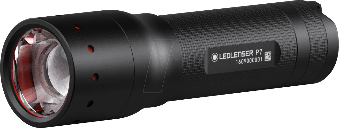 LED LENSER P7 - LED-Taschenlampe P7 450 lm, schwarz, 4x AAA (Micro) von LEDLENSER