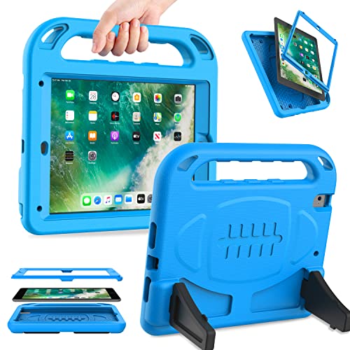 Für Neue iPad 24,6 cm 2017/2018 – Eingebauter Displayschutzfolie blau for New iPad 9.7" 2018/2017 von LEDNICEKER