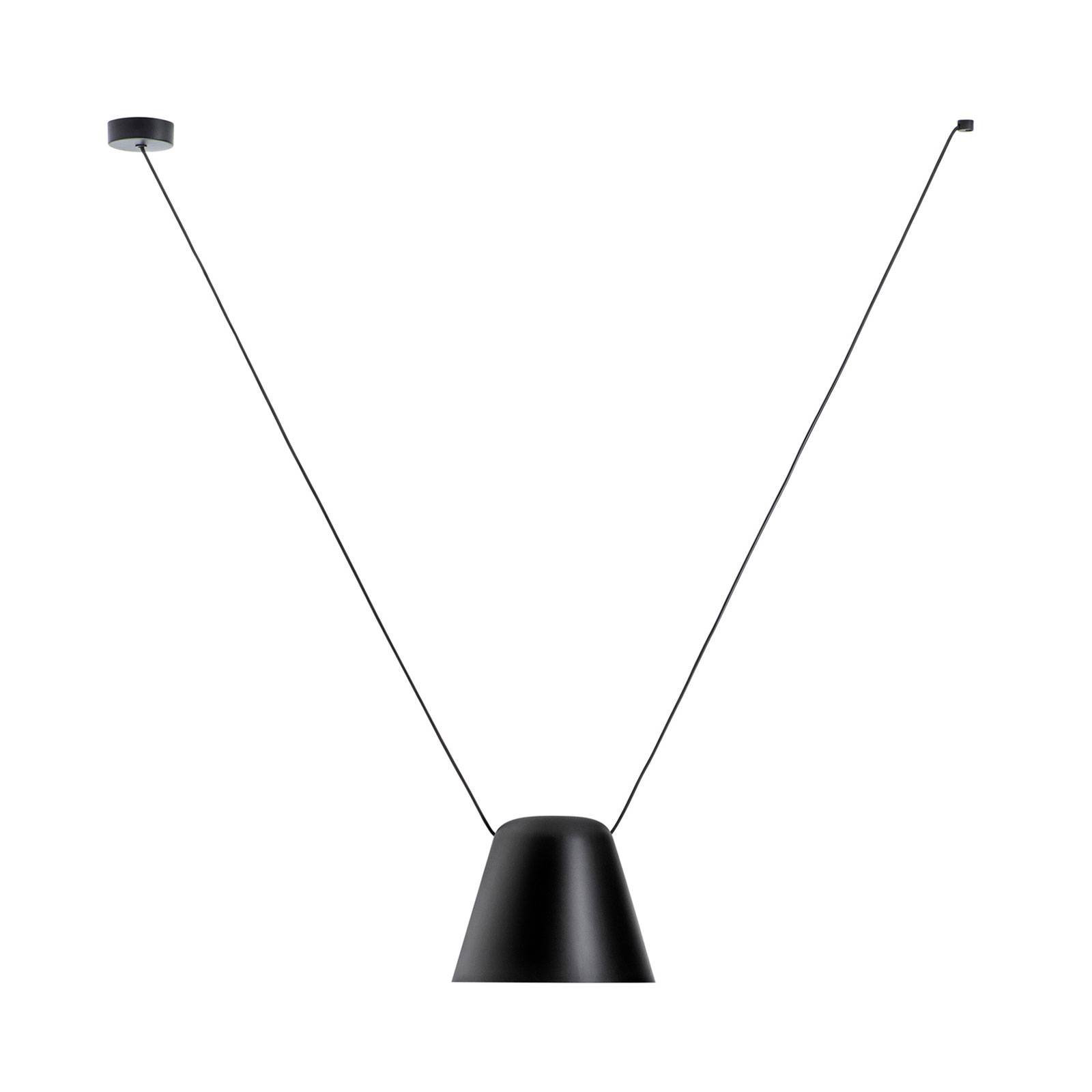 LEDS-C4 Attic Pendellampe Kegelstumpf 24cm schwarz LEDS-C4 Attic Pendellampe Kegelstumpf 24cm schwarz von LEDS-C4