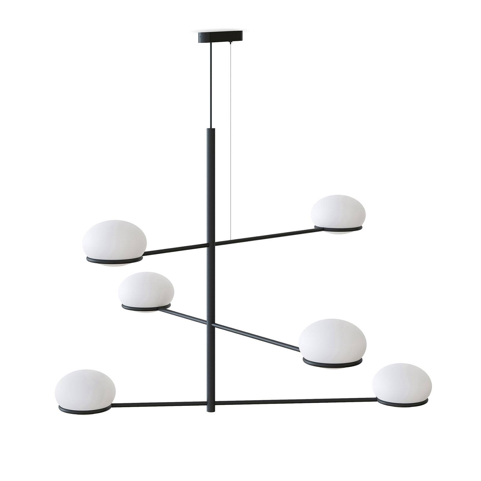 LEDS-C4 Coco Chandelier Hängeleuchte, schwarz/weiß LEDS-C4 Coco Chandelier Hängeleuchte, schwarz/weiß von LEDS-C4