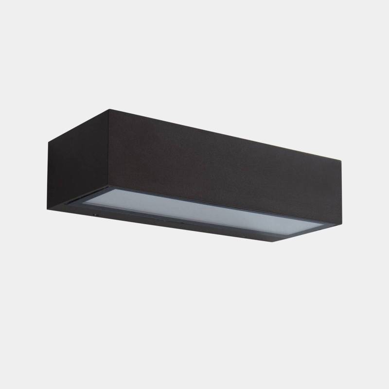 LEDS-C4 LED-Außenwandlampe Nemesis, braun, Breite 19,5 cm von LEDS-C4