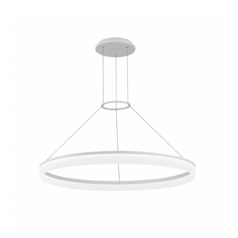 LEDS-C4 LED-Hängeleuchte CIRC Round, Ø 80 cm, weiß, Alu von LEDS-C4
