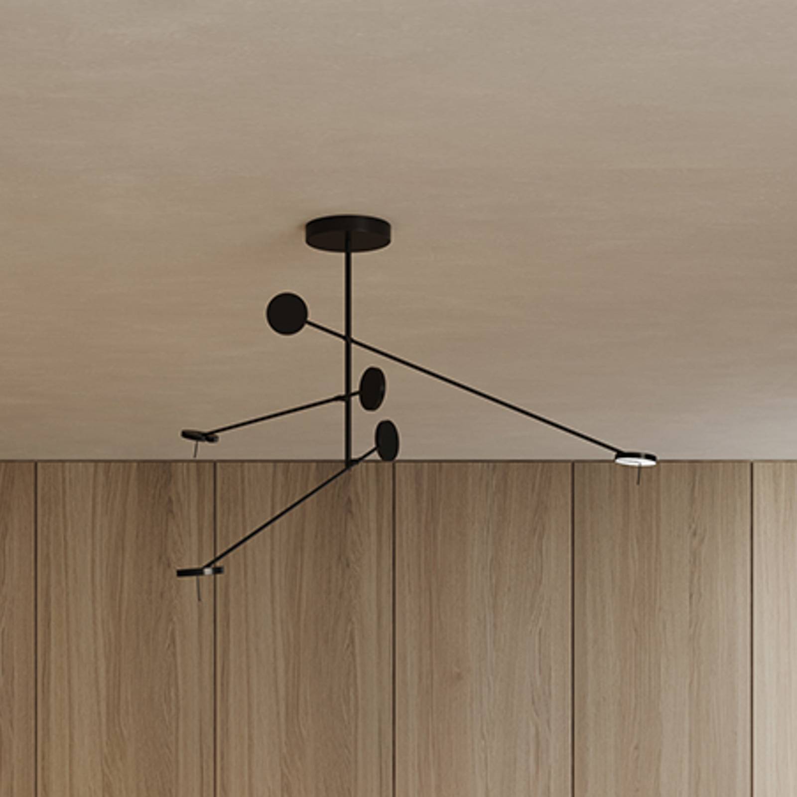 LEDS-C4 LED-Hängeleuchte Invisible Triplex, 3.000 K, schwarz LEDS-C4 LED-Hängeleuchte Invisible Triplex, 3.000 K, schwarz von LEDS-C4