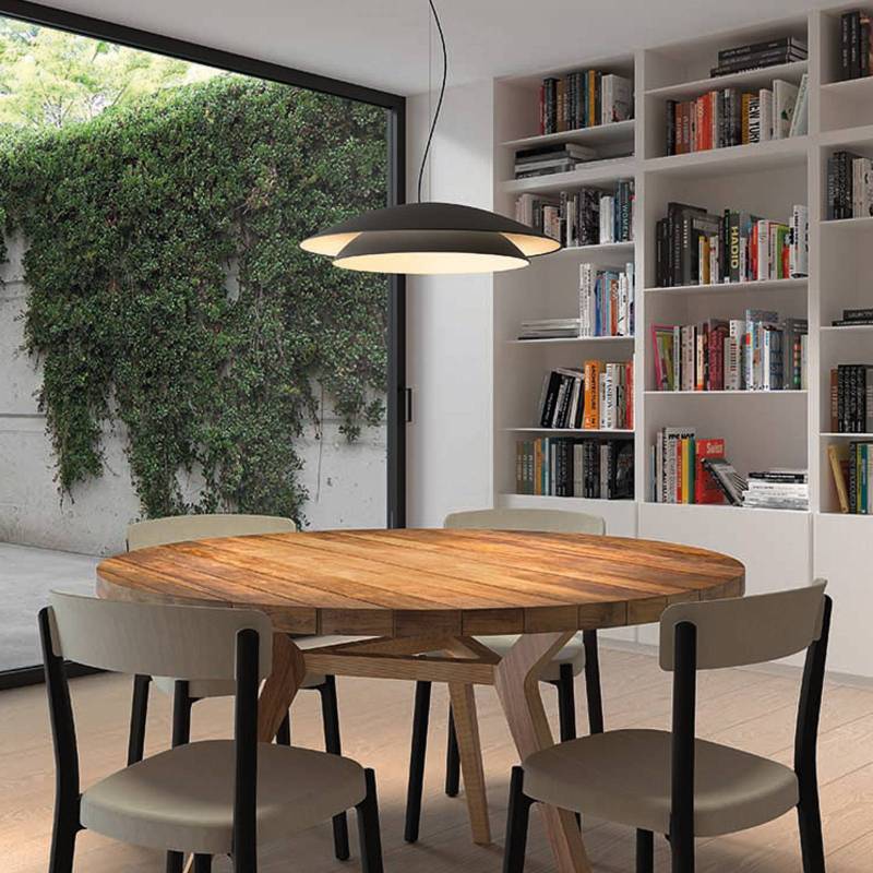 LEDS-C4 LED-Pendellampe Noway Big dezentral, schwarz, CCT von LEDS-C4