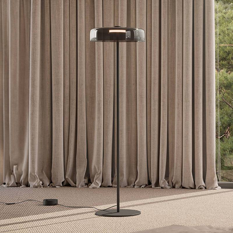 LEDS-C4 LED-Stehleuchte Levels 1-lagig, schwarz, Glas, CCT von LEDS-C4