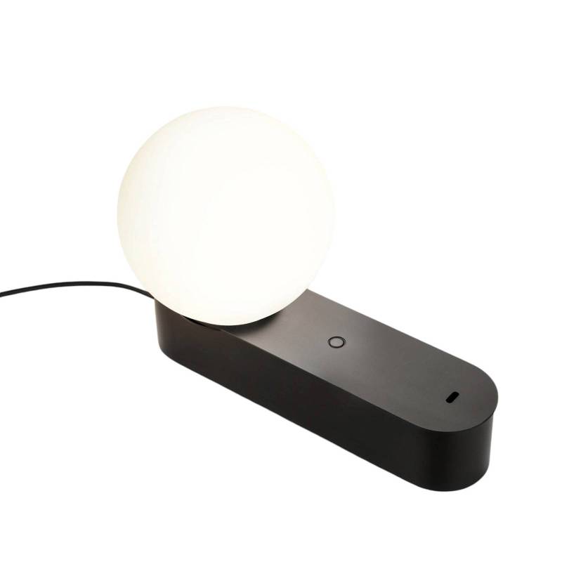 LEDS-C4 LED-Tischlampe Perlina, schwarz, Länge 22,8 cm von LEDS-C4