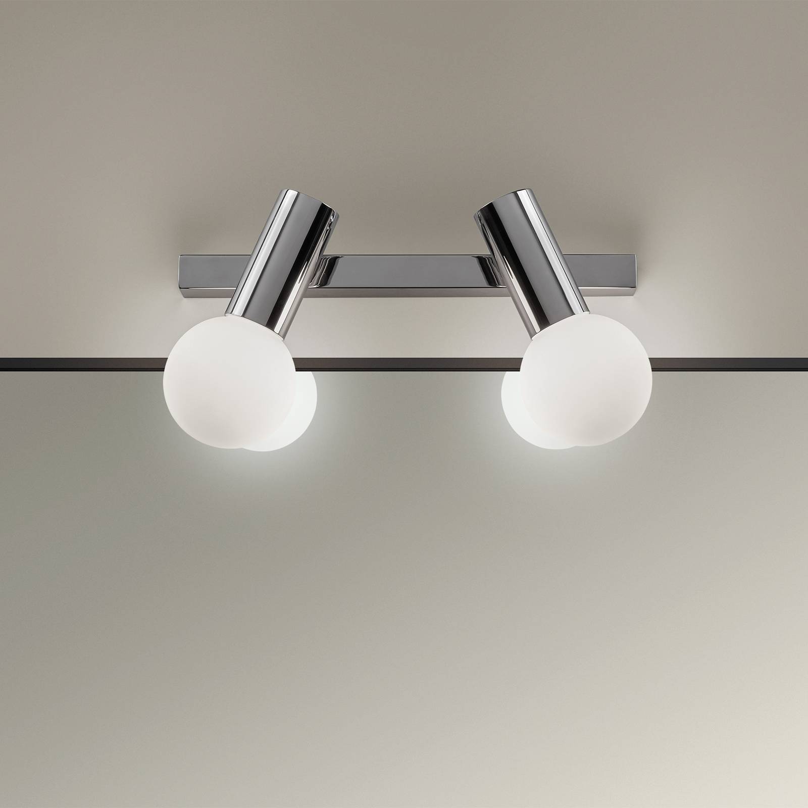 LEDS-C4 Mist Bad-Wandleuchte 2-flammig chrom LEDS-C4 Mist Bad-Wandleuchte 2-flammig chrom von LEDS-C4