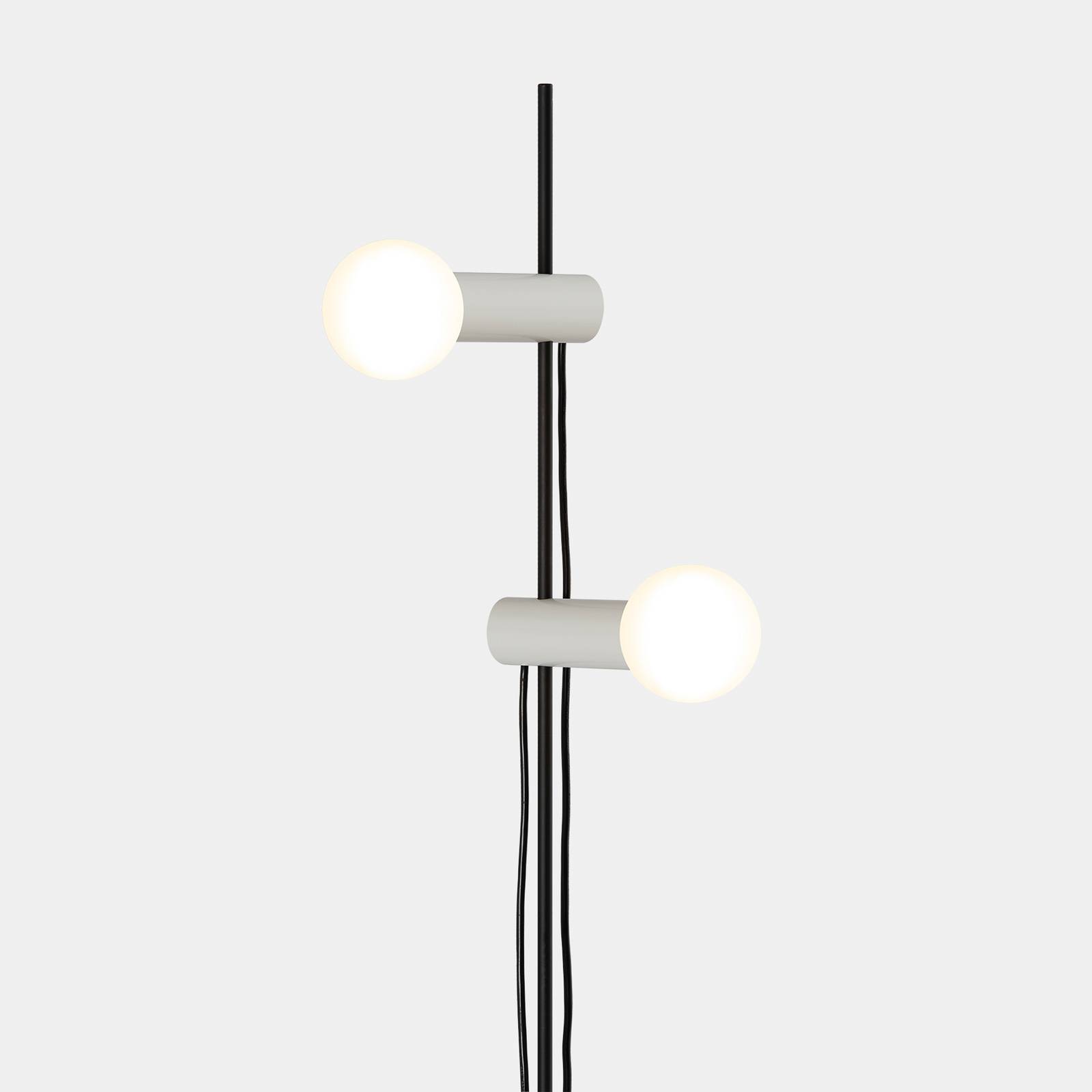 LEDS-C4 Nude Double Stehleuchte E27 grau/schwarz LEDS-C4 Nude Double Stehleuchte E27 grau/schwarz von LEDS-C4