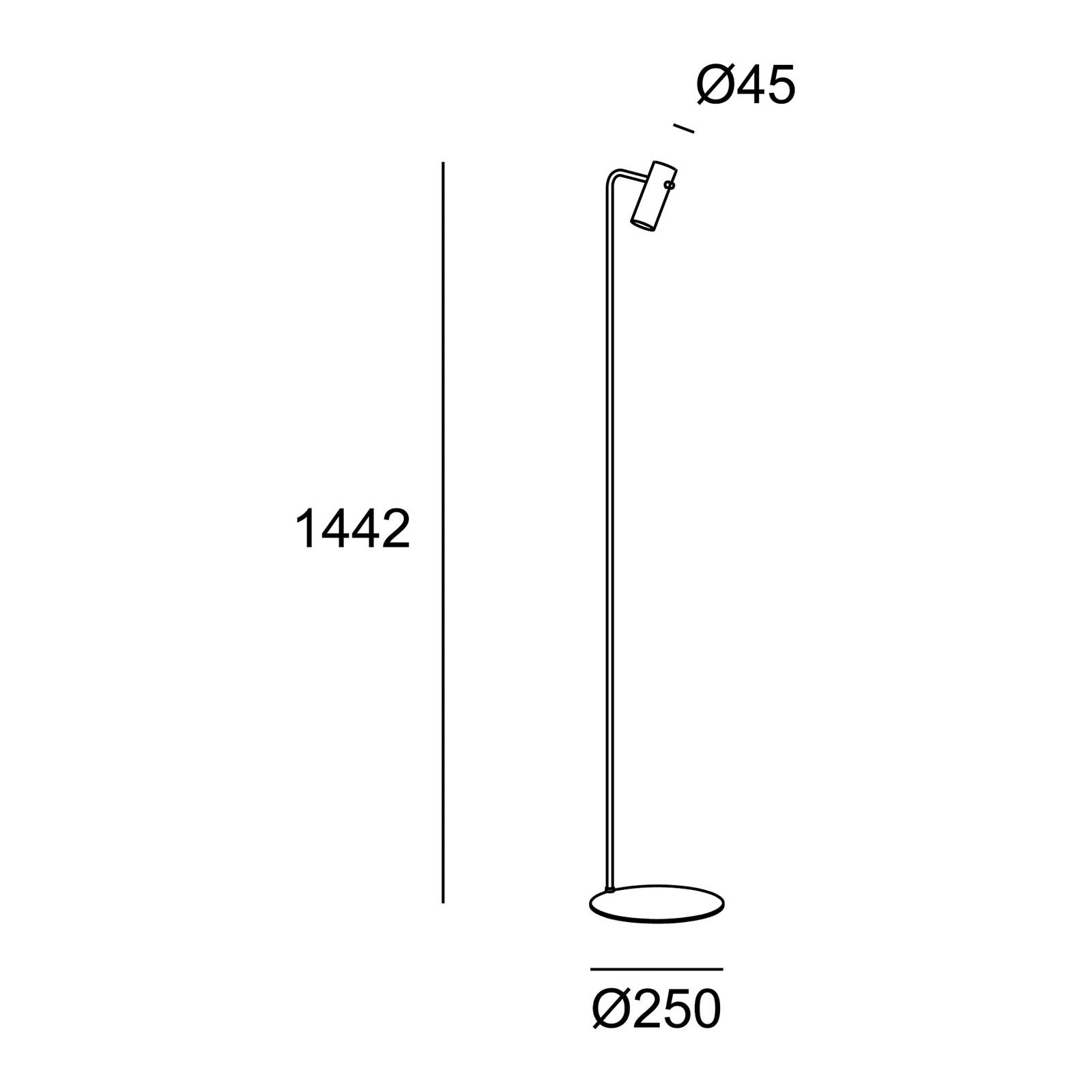 LEDS-C4 Nude Single Curved Stehlampe grau/schwarz LEDS-C4 Nude Single Curved Stehlampe grau/schwarz von LEDS-C4