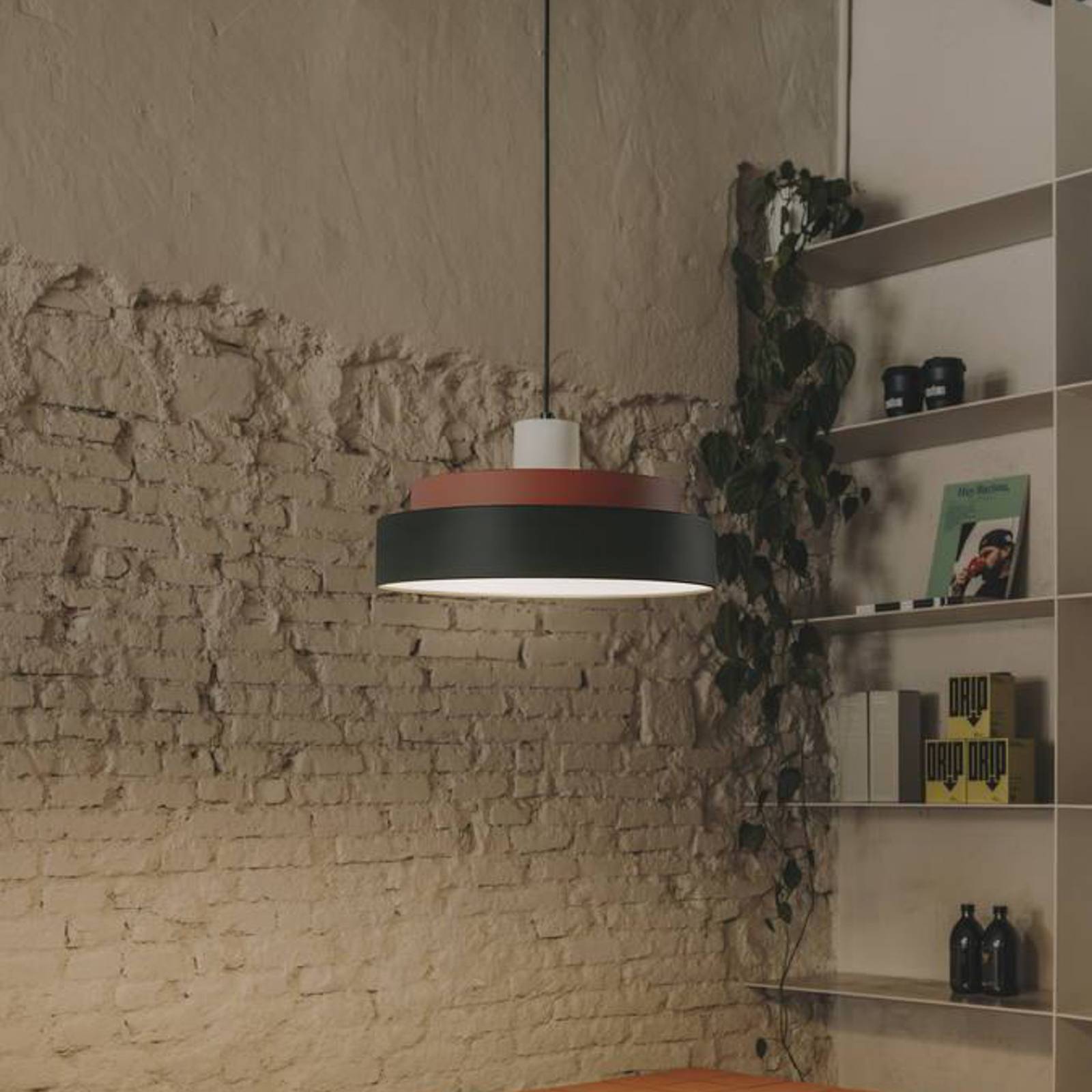 LEDS-C4 Pendellampe Keops 2, Ø 50 cm, bunt, Aluminium LEDS-C4 Pendellampe Keops 2, Ø 50 cm, bunt, Aluminium von LEDS-C4