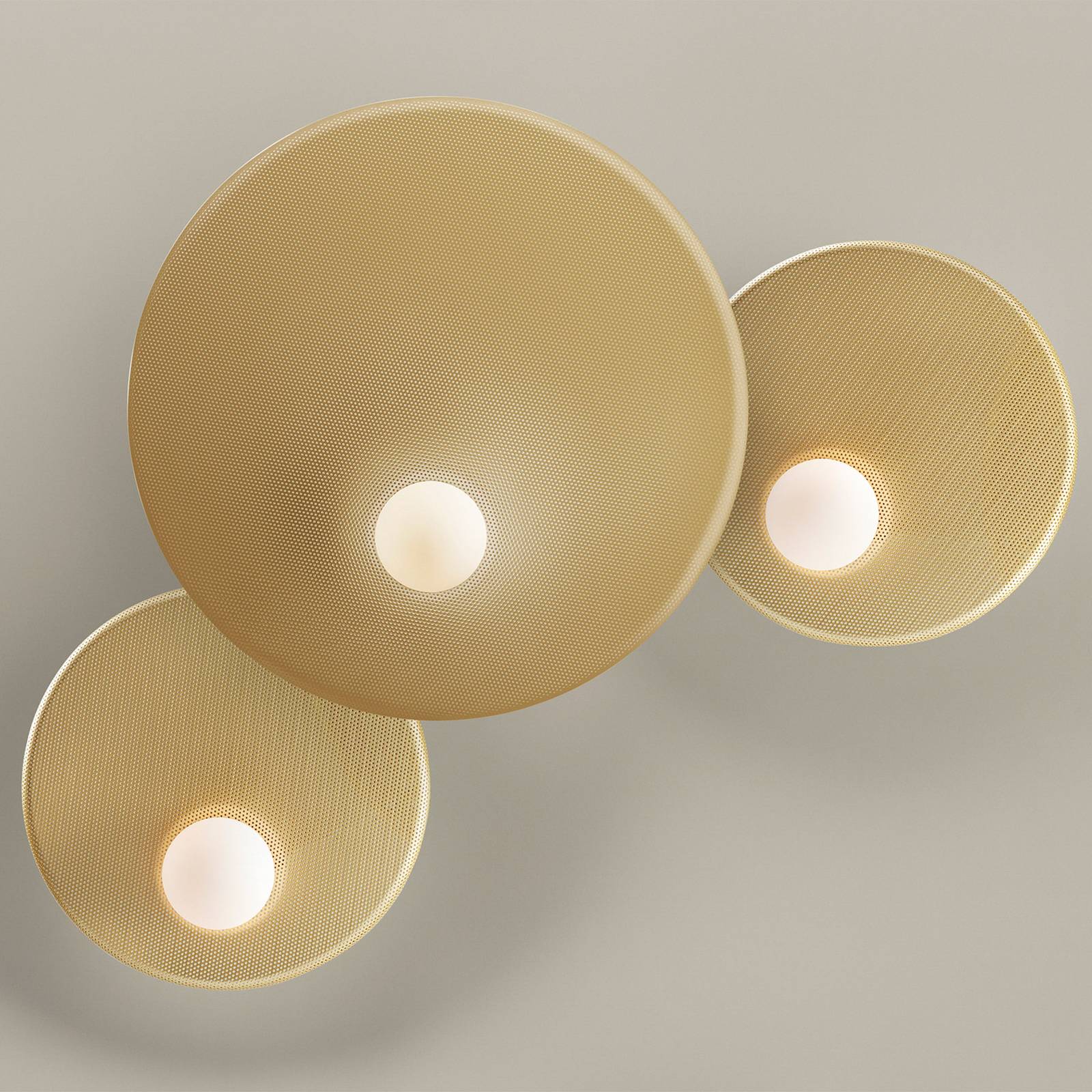 LEDS-C4 Trip Wandlampe 3-flammig gold matt LEDS-C4 Trip Wandlampe 3-flammig gold matt von LEDS-C4
